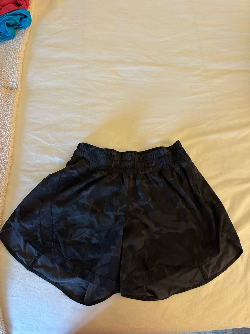 lululemon athletica Black Camo Running Shorts